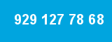 929 127 78 68